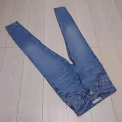 ZARA MANザラマンHWテーパードアンクルスキニーデニムパンツW29トルコ製