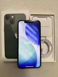 【美品】iPhone13mini 256GB グリーン
