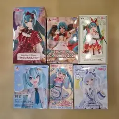 新品未開封初音ミクフィギュア６体まとめ売り