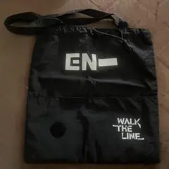 EN- WALK THE LINE トートバッグ ブラックのサムネイル