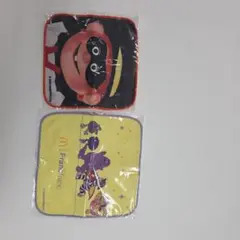 マクドナルド キャラクター ハンカチ 2枚セット　2025 2026年　福袋