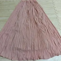 mystic ロングプリーツスカート Fサイズ ピンクのサムネイル