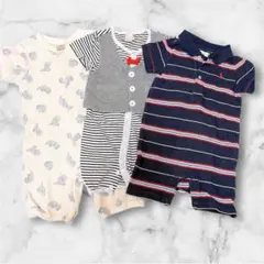 【NK2】ベビー カバーオール 2wayオール 3着セット‼️