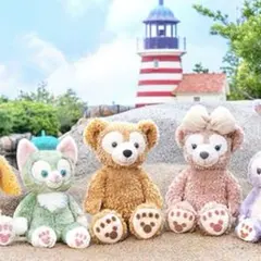 ダッフィーアンドフレンズ　ぬいぐるみ　3点セット