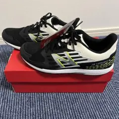 New Balance HANZO スニーカー ブラック/ホワイト/イエロー