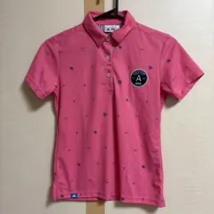adidas ピンク ポロシャツ S/P