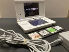 任天堂 DS i ホワイト　充電コード　ソフト4本付き