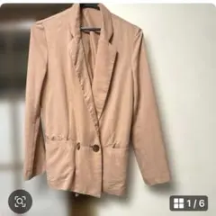 ベージュ テーラードジャケット