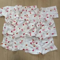 女の子　甚平 80サイズ 綿100%