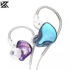 KZ EDC リケーブル可能 3.5mm 重低音 HIFI 高音質 マイク付きのサムネイル