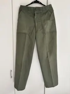 ミリタリーパンツ　80s ベーカー　ファティーク　34サイズ　OG507