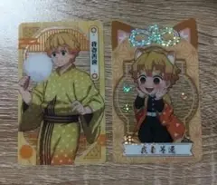 鬼滅の刃 善逸 　ナムココラボカード