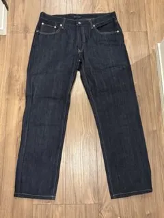 ダークブルー ストレートデニム