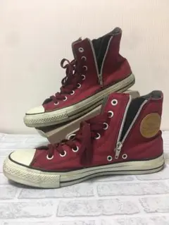 コンバース　オールスター　SIDE ZIP HI バーガンディ