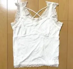 美品❤️マジェスティックレゴン❤️レースクロスタンク❣️リズリサ好のサムネイル