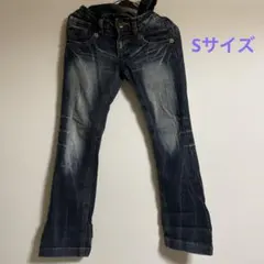 デニム　Sサイズ　サスペンダー付き