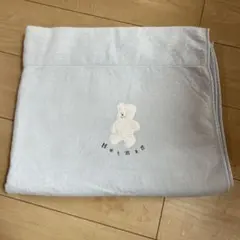 ホットマン　ベビーケット　水色　タオルケット　ベビー