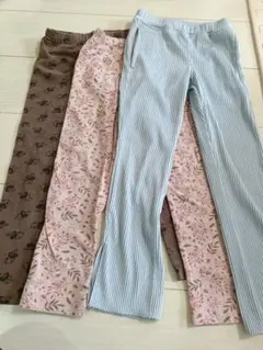 UNIQLO GU キッズ ロングパンツ 3点セット 110cm