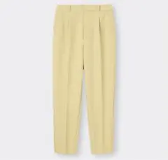 GU テーパードパンツ イエロー s