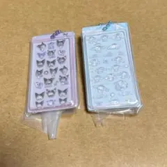 サンリオ　ボンボンドロップシールミニチュアチャーム　クロミ　シナモロール