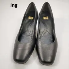 ing イング パンプス レディース ブラック 23.5cm 未使用級のサムネイル