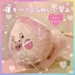 ☆新品未開封★ こびとづかん 寝そべりBIGぬいぐるみ カクレモモジリ 約38㎝