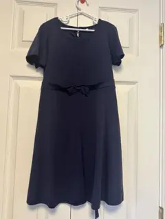 【キッズ フォーマルワンピース ネイビー】