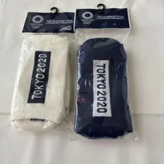 【新品未使用】asics 東京2020オリンピックエンブレムソックス二個セット
