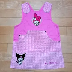 マイメロ&クロミ エプロン 保育士エプロン