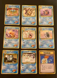 9枚まとめ　カスミシリーズ　旧裏　ポケモンカード