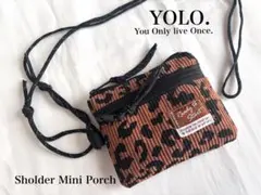 レオパード柄 ショルダーポーチ