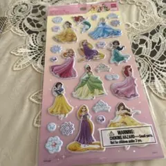 ディズニープリンセス ペタペタシール