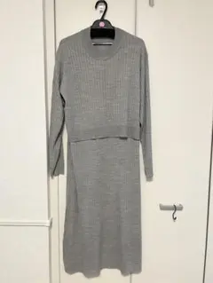 ELFIN DOLL マタニティ ワンピース M-L グレー