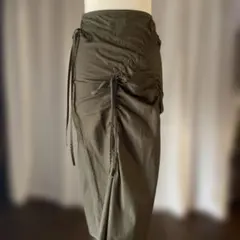 ジュンヤワタナドレープデザイン ロングスカートのサムネイル