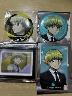 HUNTER × HUNTER シャルナーク 缶バッジ アクリルフレーム カード