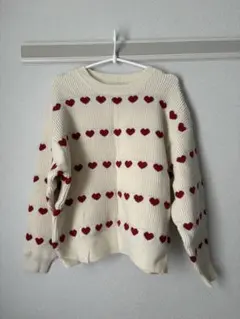 ハートニットプルオーバー