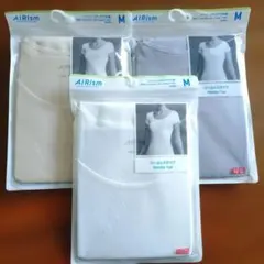 AIRism シームレス Mサイズ 3色セット