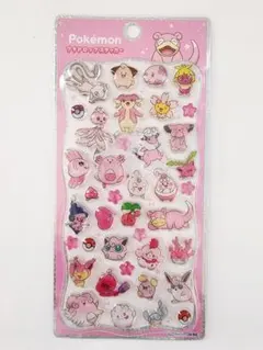 カミオジャパン プチドロップステッカー ポケモン ピンク