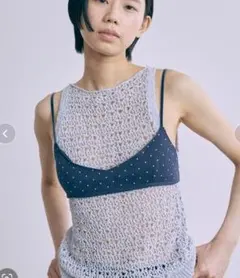 新品　EN NEUME Dot Bra Top　レイヤード　ブラトップ