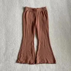 ピピロッタ　フレアパンツ　長ズボン　ブラウン　茶色　Mサイズ　100cm