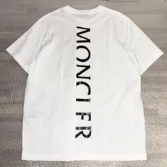 美品☆高級モデル☆バックデザイン】モンクレール ラバーロゴ Tシャツ
