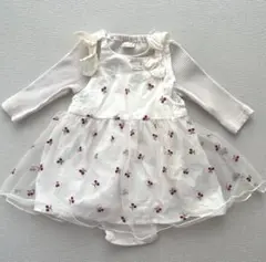❁petit main 花柄ロンパース　70cm❁