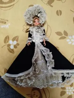 s*i様 当時物　ジェニーちゃん　ジェニー人形　当時の手作りドレスを着て