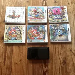 3DS本体➕ソフト　星のカービィ・妖怪ウォッチ1.2本家、真打・エピックミッキー