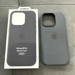 Apple iPhone 16 Pro シリコンケース ブラック