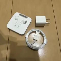 Apple純正 イヤフォン ACアダプタ Lightningケーブル