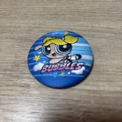 パワーパフガールズ バブルス ビスケット 刺繍缶バッジ