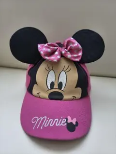 ミニーマウス ピンクキャップ ディズニー 帽子 キッズ ミニーちゃん