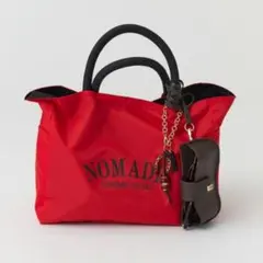 17600円NOMADIS SAC2 W/16トートバッグノマディス 赤 レッド - メルカリ