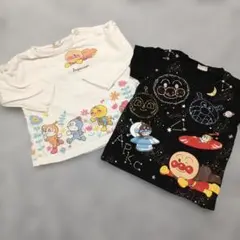【送料込】アンパンマン キッズ Tシャツ 2枚セット 80cm